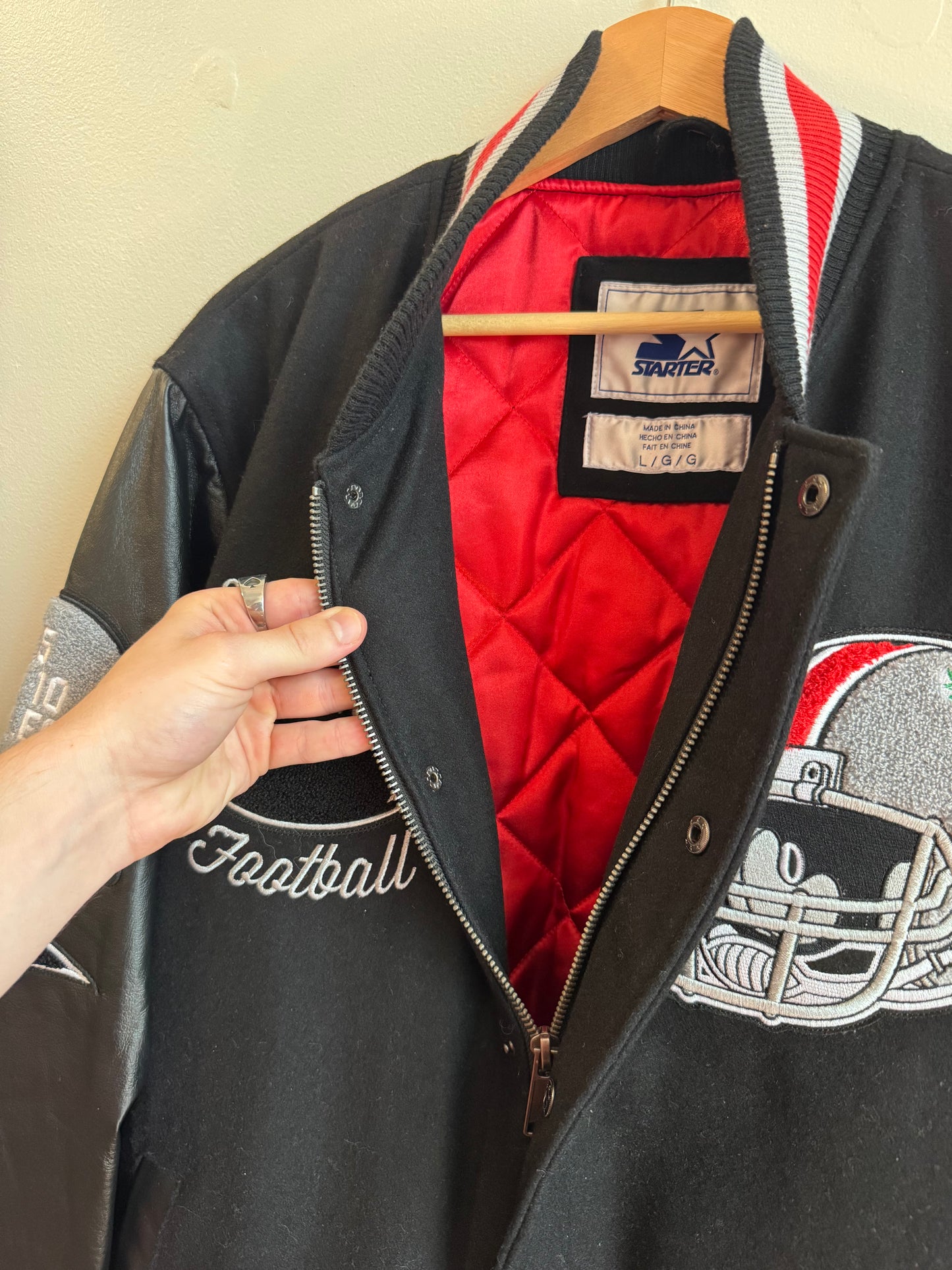 00s Ohio State Buckeyes Rick Ross Starter Jacket (L)