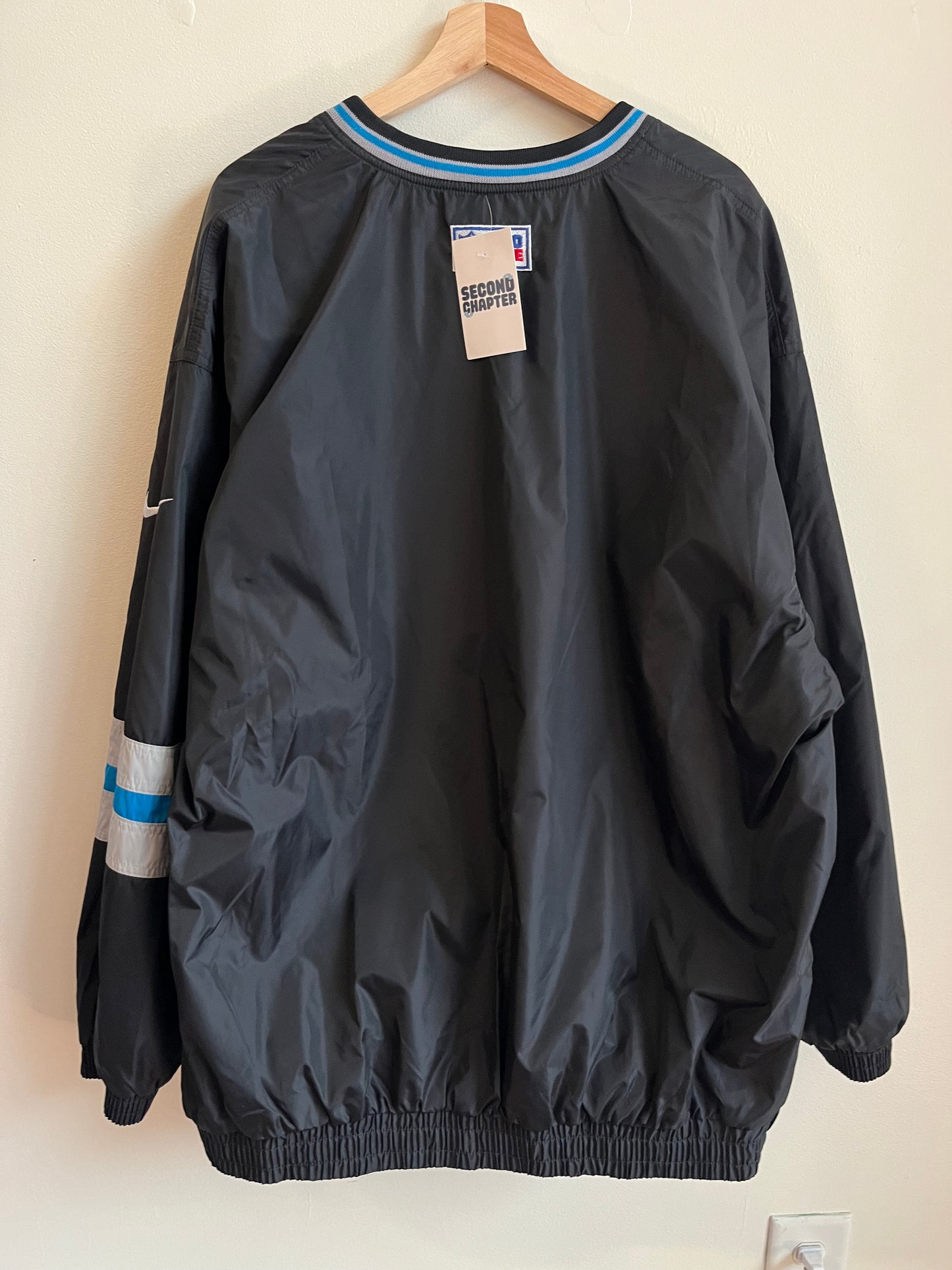 90s Carolina Panthers Nike Center Swoosh Reversible Windbreaker (XXL)