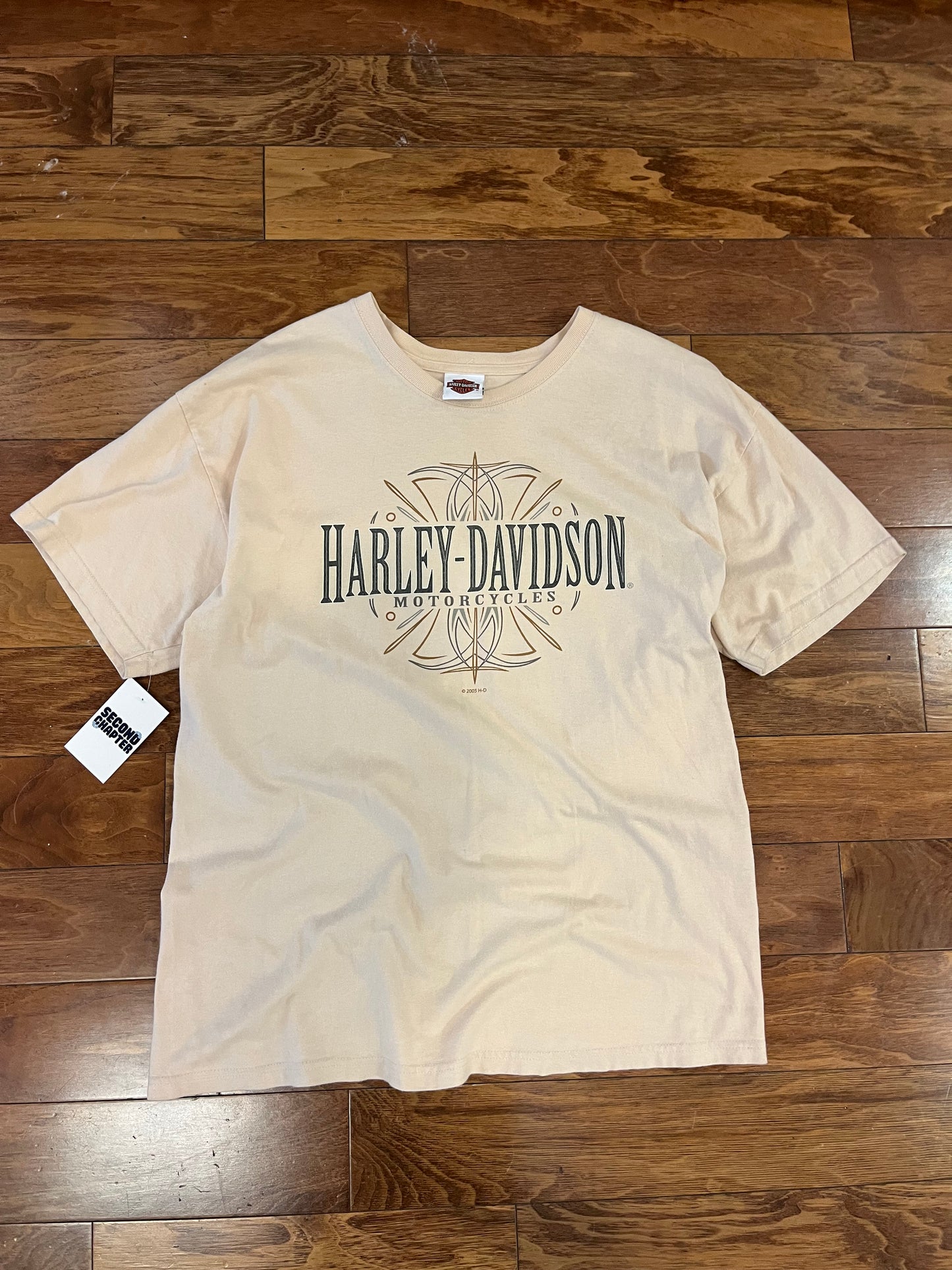 2005 Harley Davidson Cream Los Cabos Mexico Tee (XL)