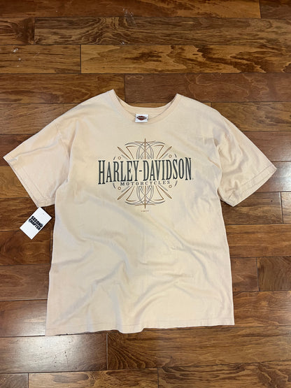 2005 Harley Davidson Cream Los Cabos Mexico Tee (XL)