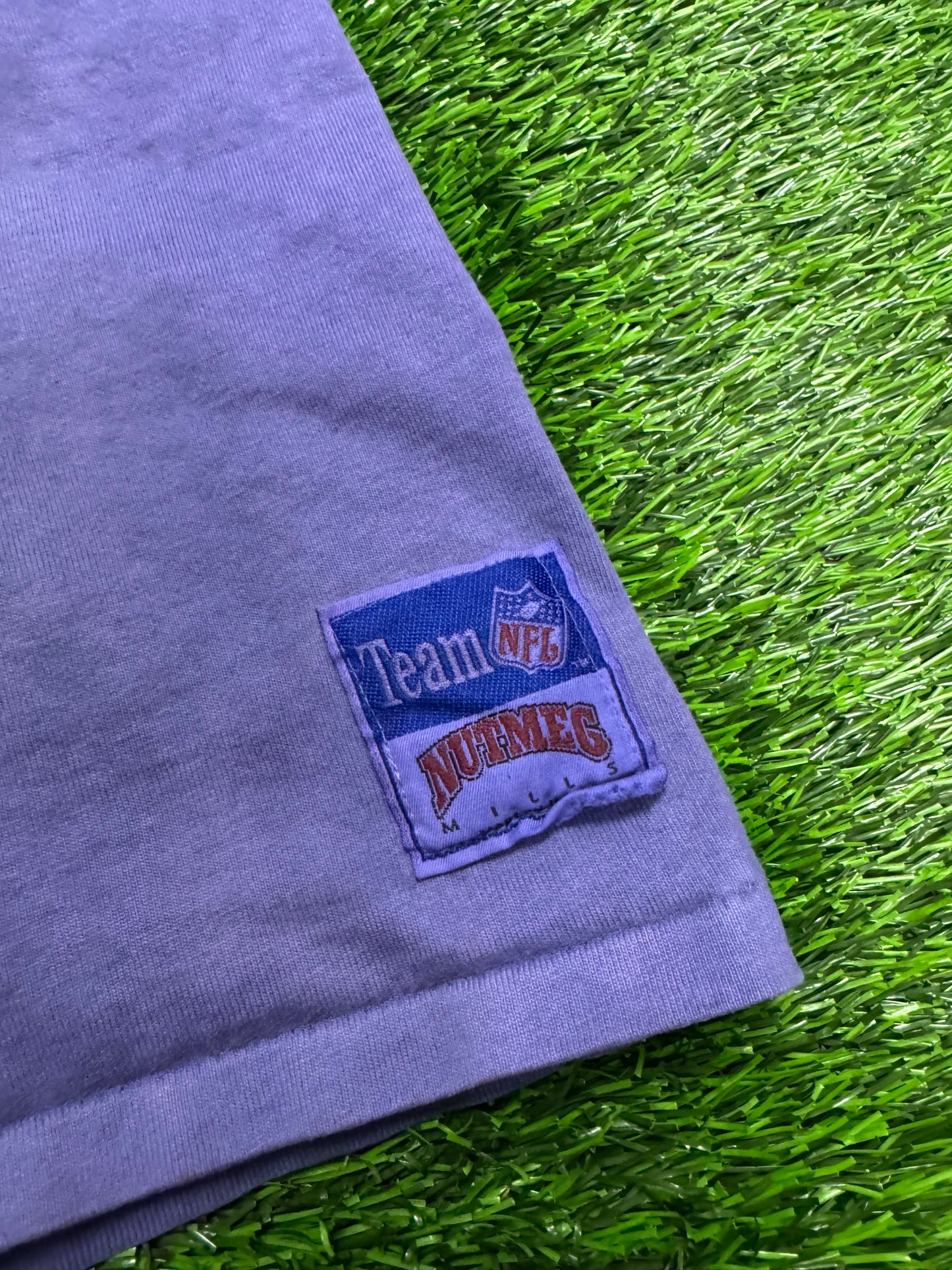 1992 Super Bowl XXVI Vintage Purple Dyed Tee (XL)