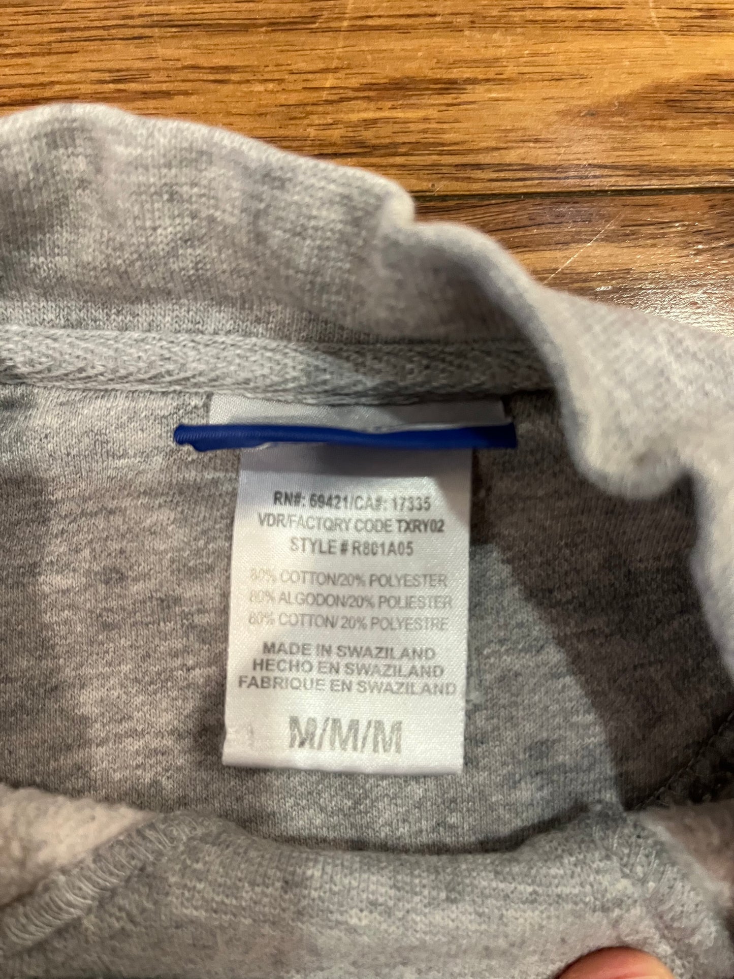 00s New York Giants Reebok Grey Crewneck (M)