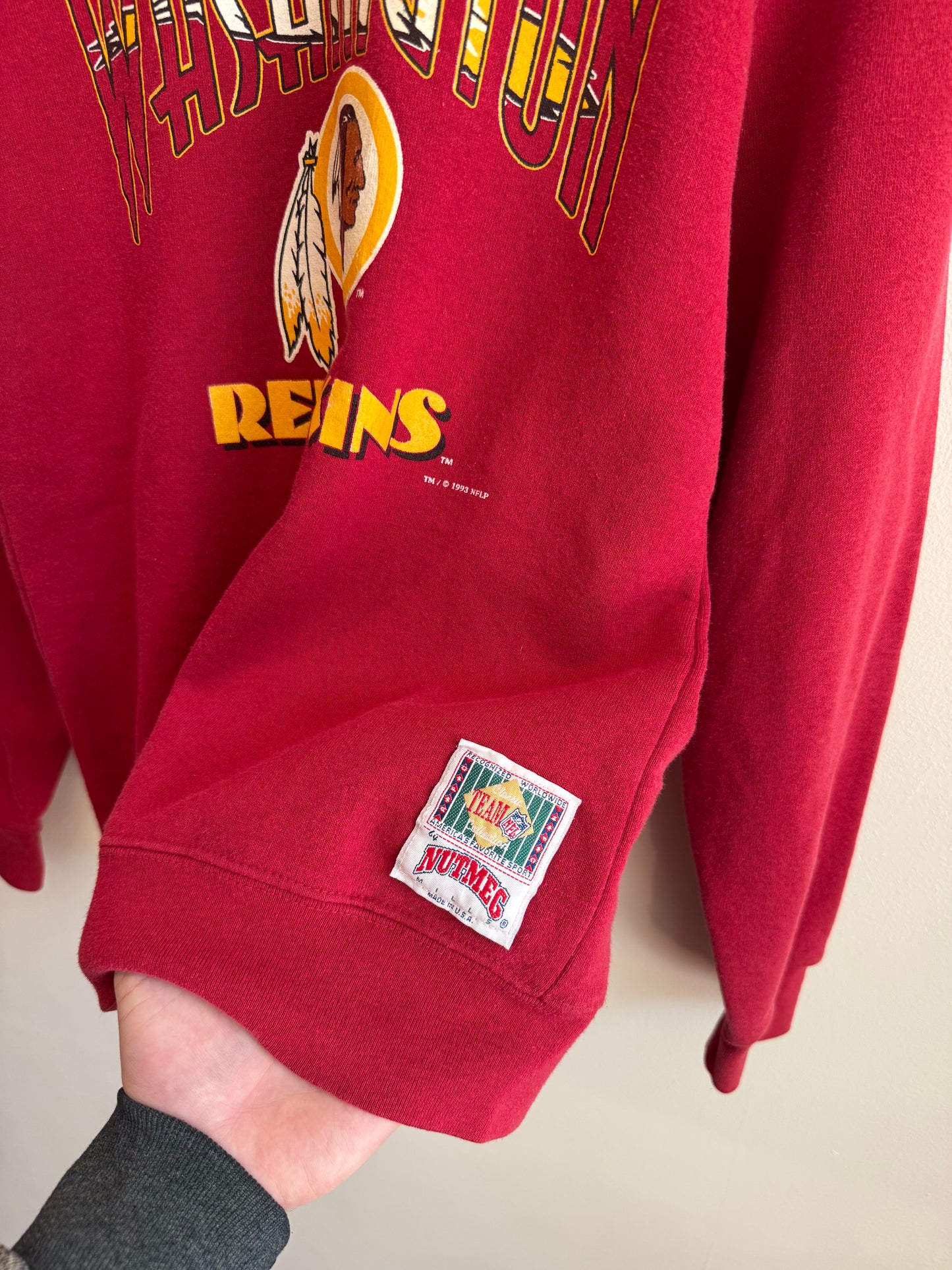 1993 Washington Redskins Vintage NFL Nutmeg Crewneck (XS)