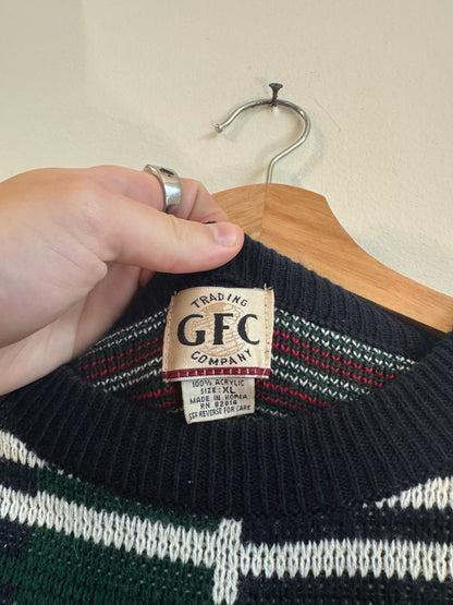 90s Trading Company Striped Essential Sweater (XL)