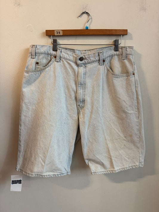 1994 Levi's 550 Orange Tab Jean Shorts (38)