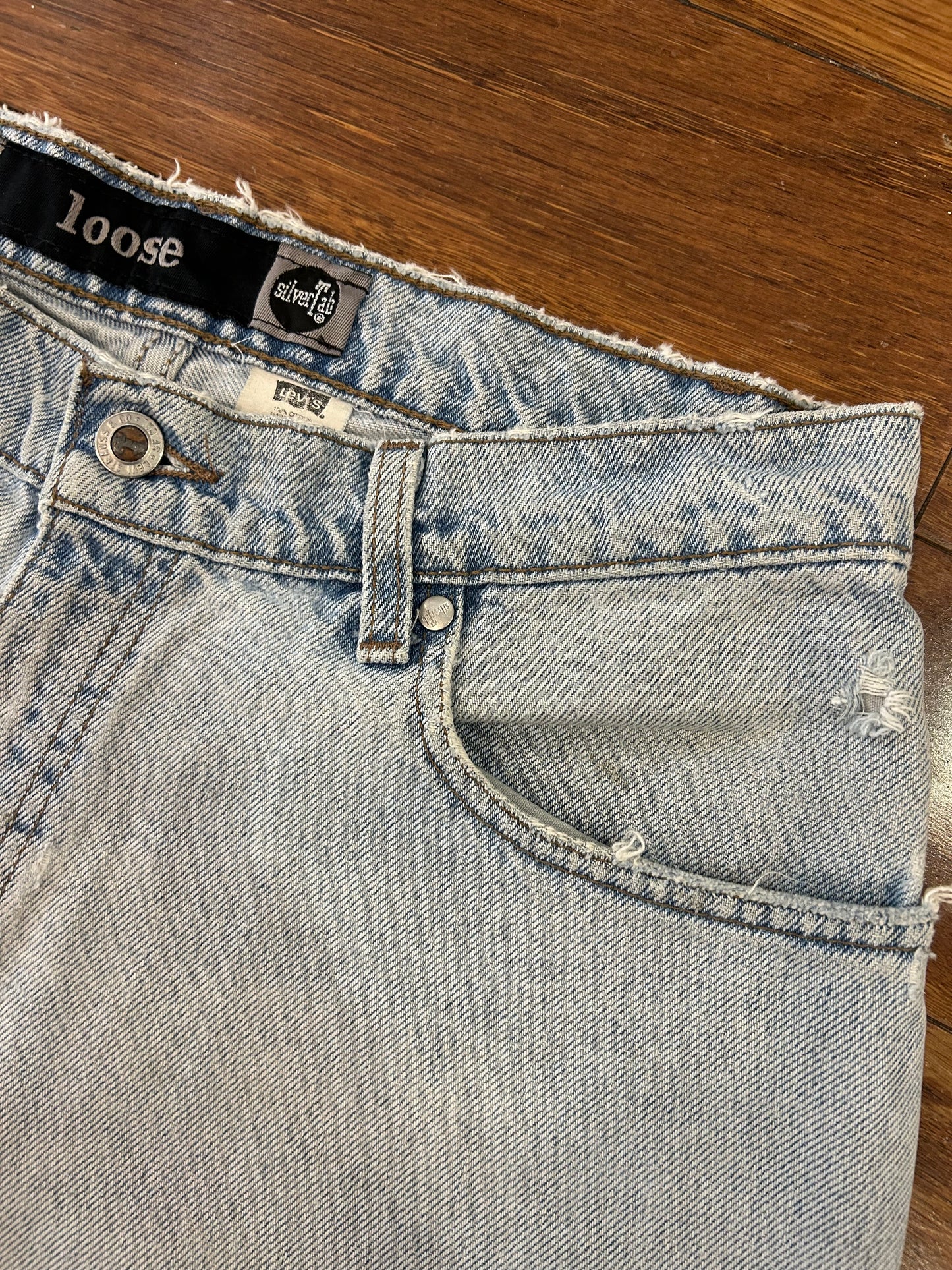 1999 Levi's Silver Tab Jean Shorts (31)