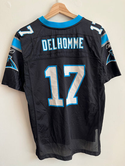 00s Carolina Panthers Jake Delhomme Reebok Jersey (Youth L)
