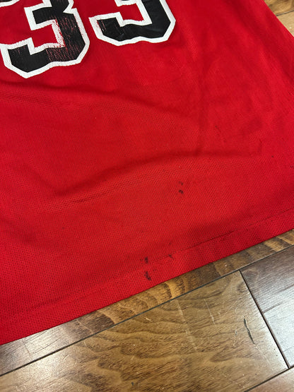 90s Chicago Bulls Scottie Pippen #33 Vintage Champion NBA Jersey (M)