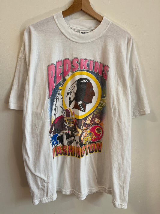 90s Washington Redskins Big Logo Tee (XXL)