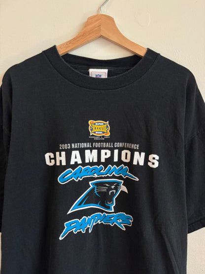 2003 Carolina Panthers Super Bowl Conference Champs Tee (XL)