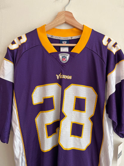 00s Minnesota Vikings Adrian Peterson Vikings Reebok Home Jersey (M)
