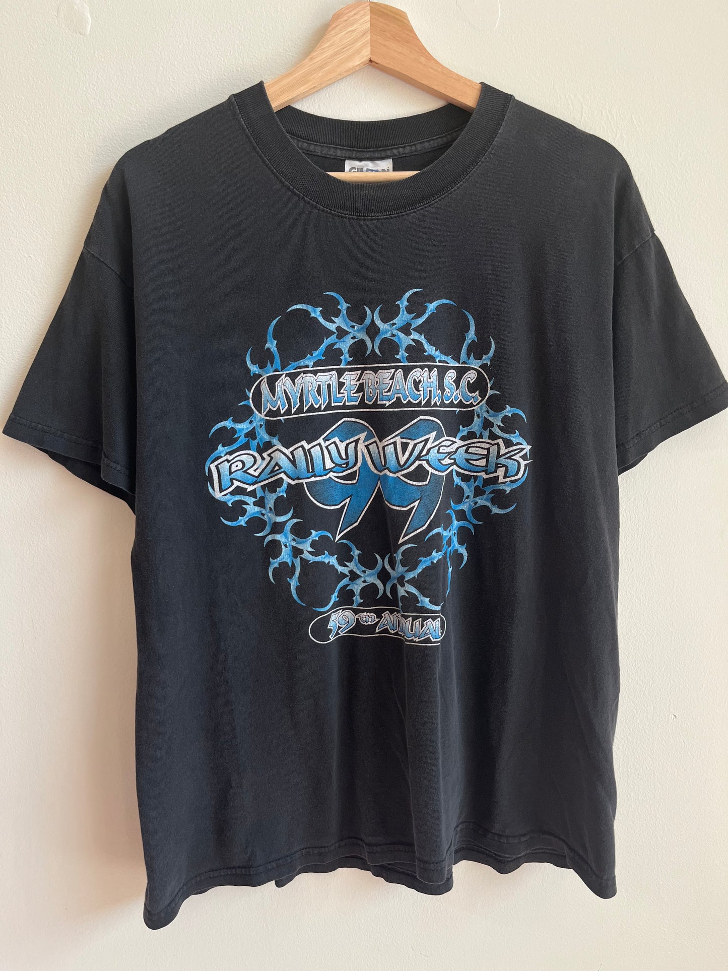 1998 Myrtle Beach 59th Biker Rally Week Lightning Tee (L)