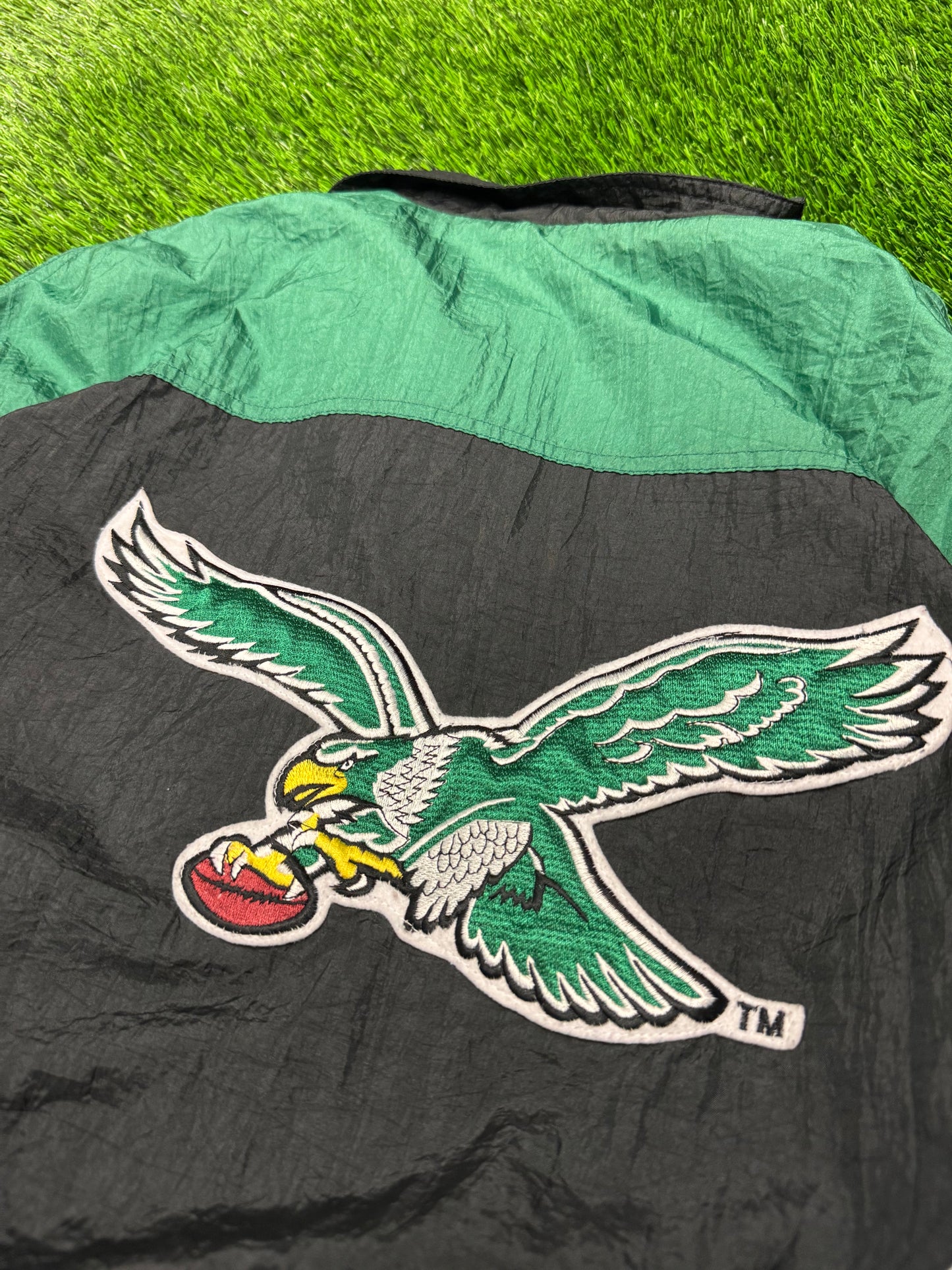 90s Philadelphia Eagles Triple Fat Goose Windbreaker (M)