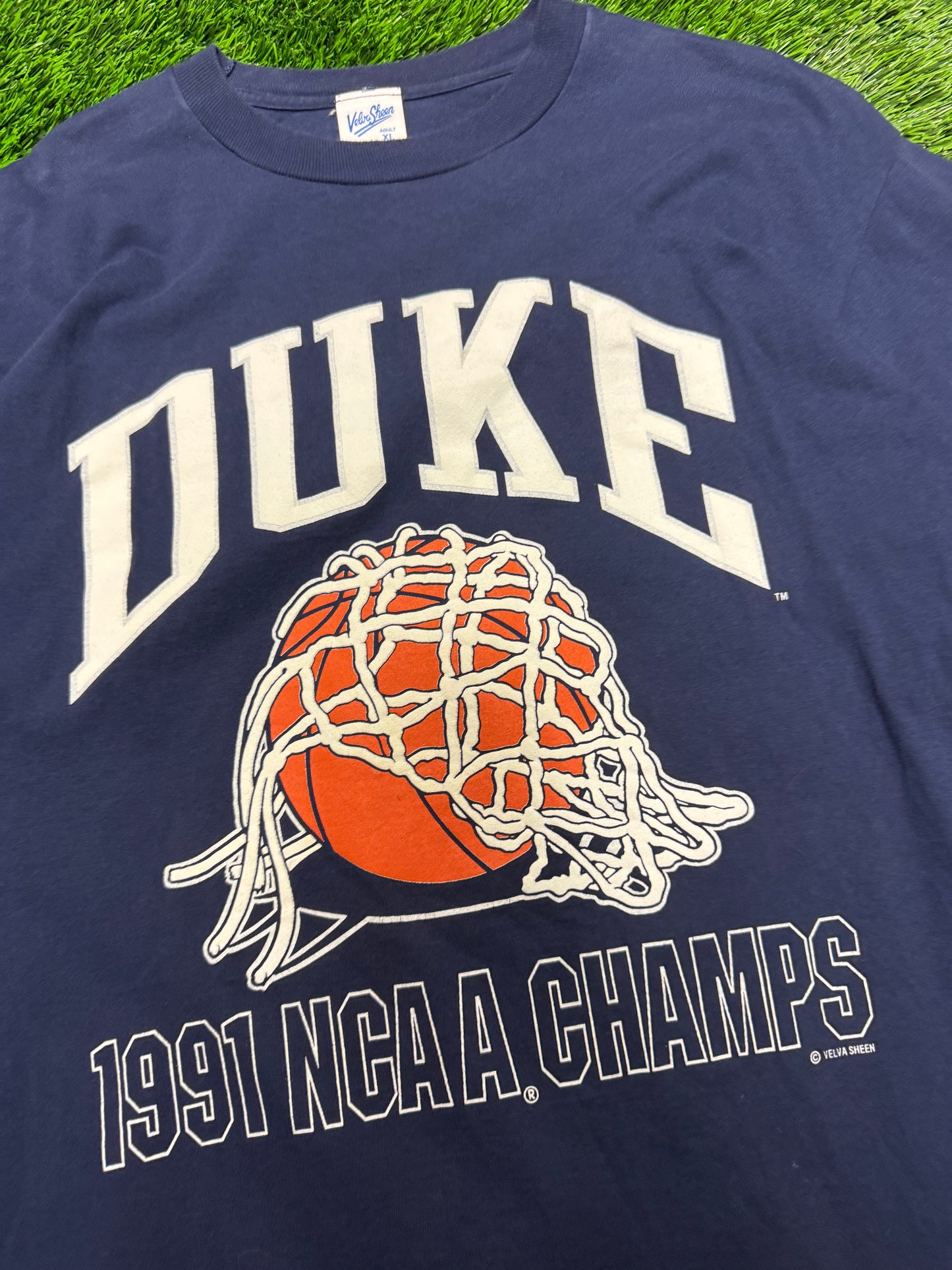 1991 Duke University NCAA Basketball Champs Vintage Tee (XL)