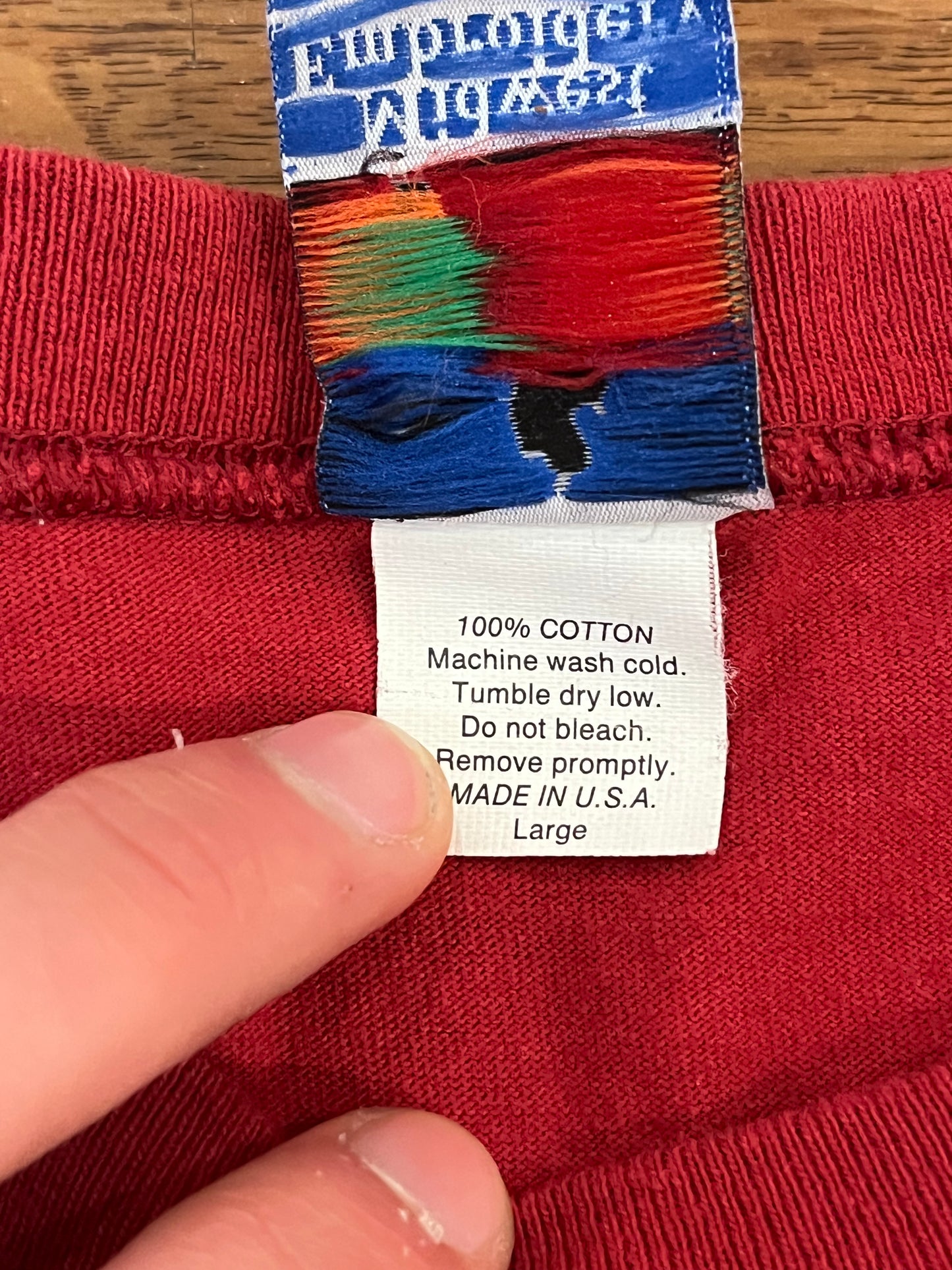 90s University of Indiana Hoosiers Embroidered Tee (L)