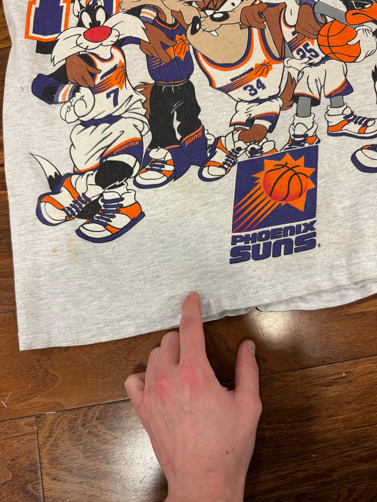 1994 Phoenix Suns Looney Tunes Vintage NBA Tee (L)