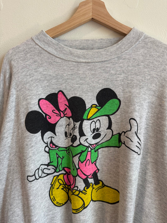 90s Minne & Mickey Graphic Disney Crewneck (XXL)