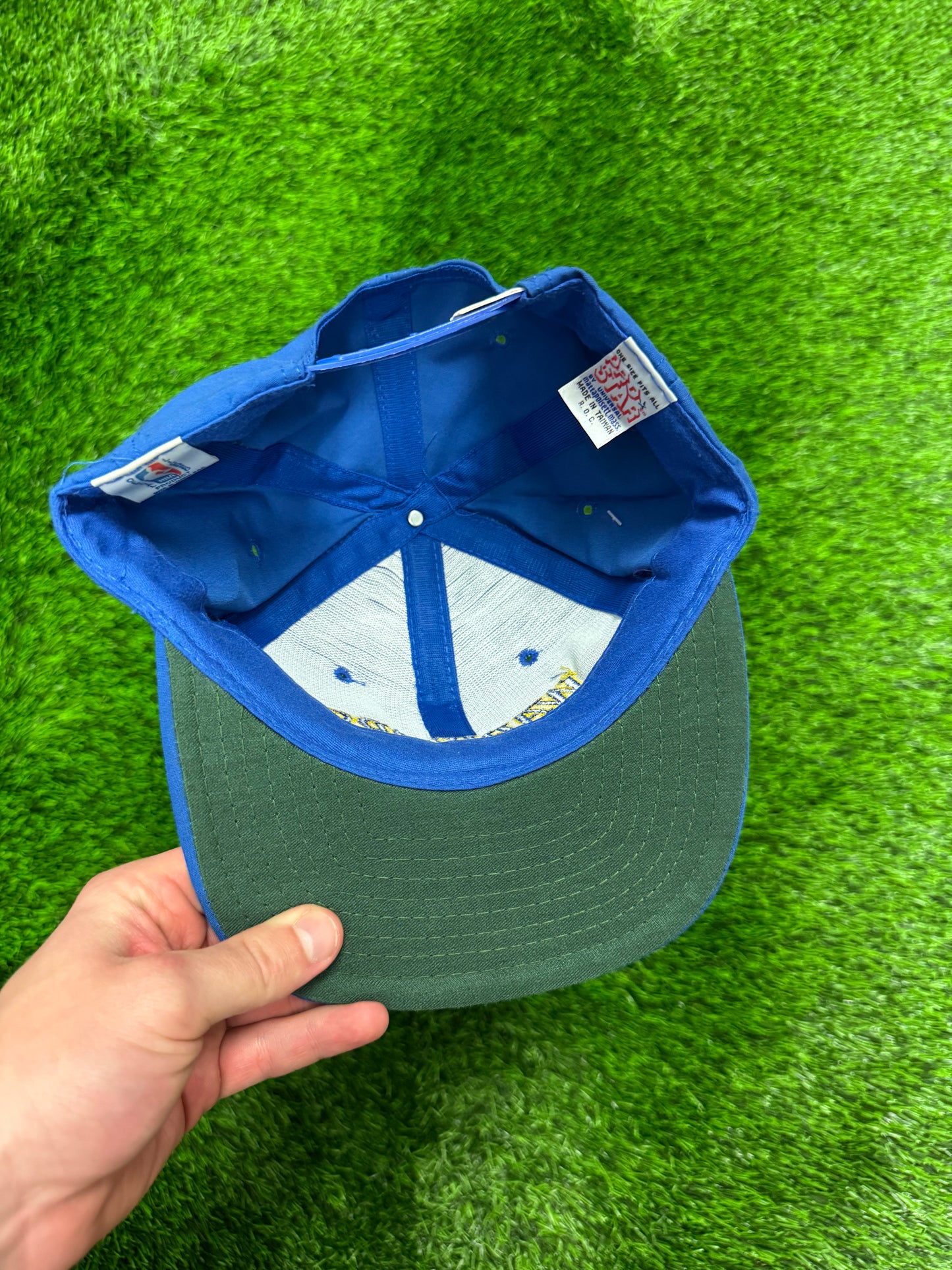 90s Golden State Warriors Spell Out Vintage NBA Snapback Hat (OS)