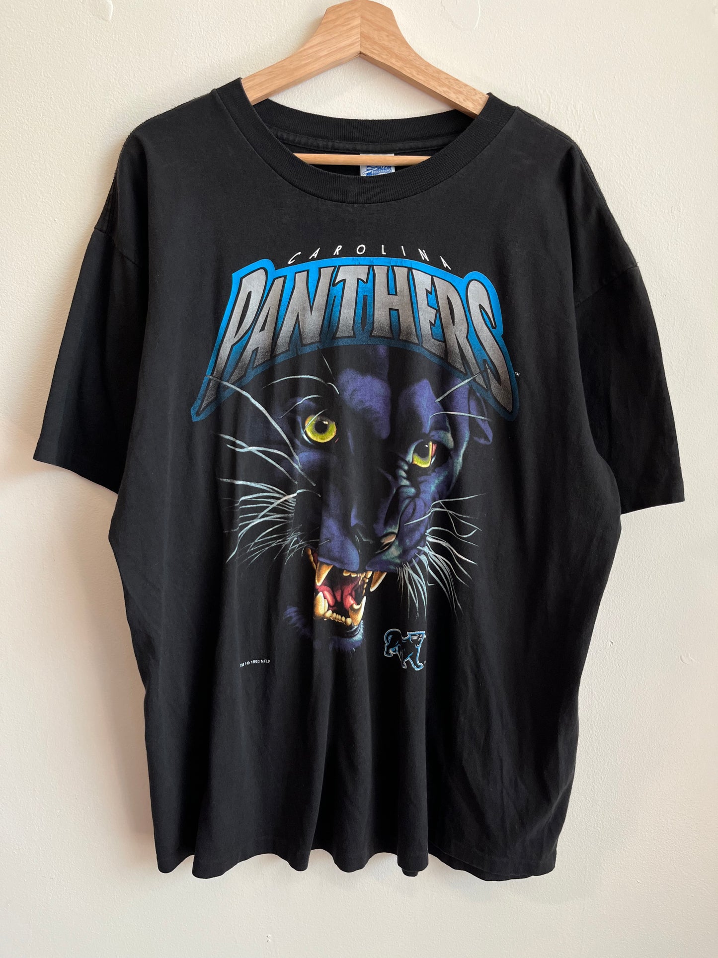 1993 Carolina Panthers Salem Realistic Cat Tee (XL)