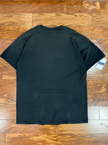90s Alaska Wolf Sledding Race Graphic Tee (XL)