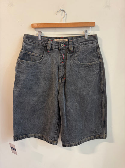00s Esco Duns Baggy Black Shorts (34)