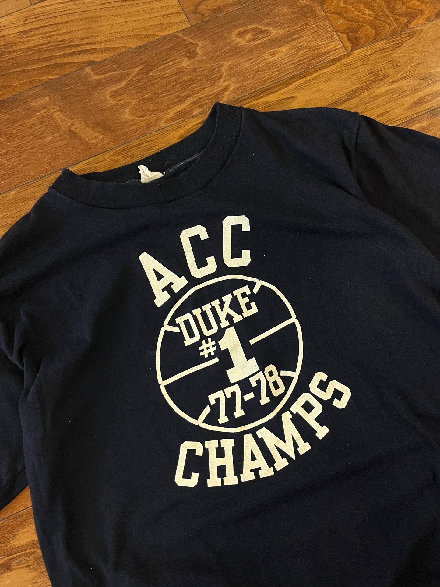 1978 Duke University NCAA Basketball Champions True Vintage Tee (M)