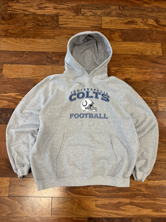 00s Indianapolis Colts Spell Out Reebok Hoodie (XL)