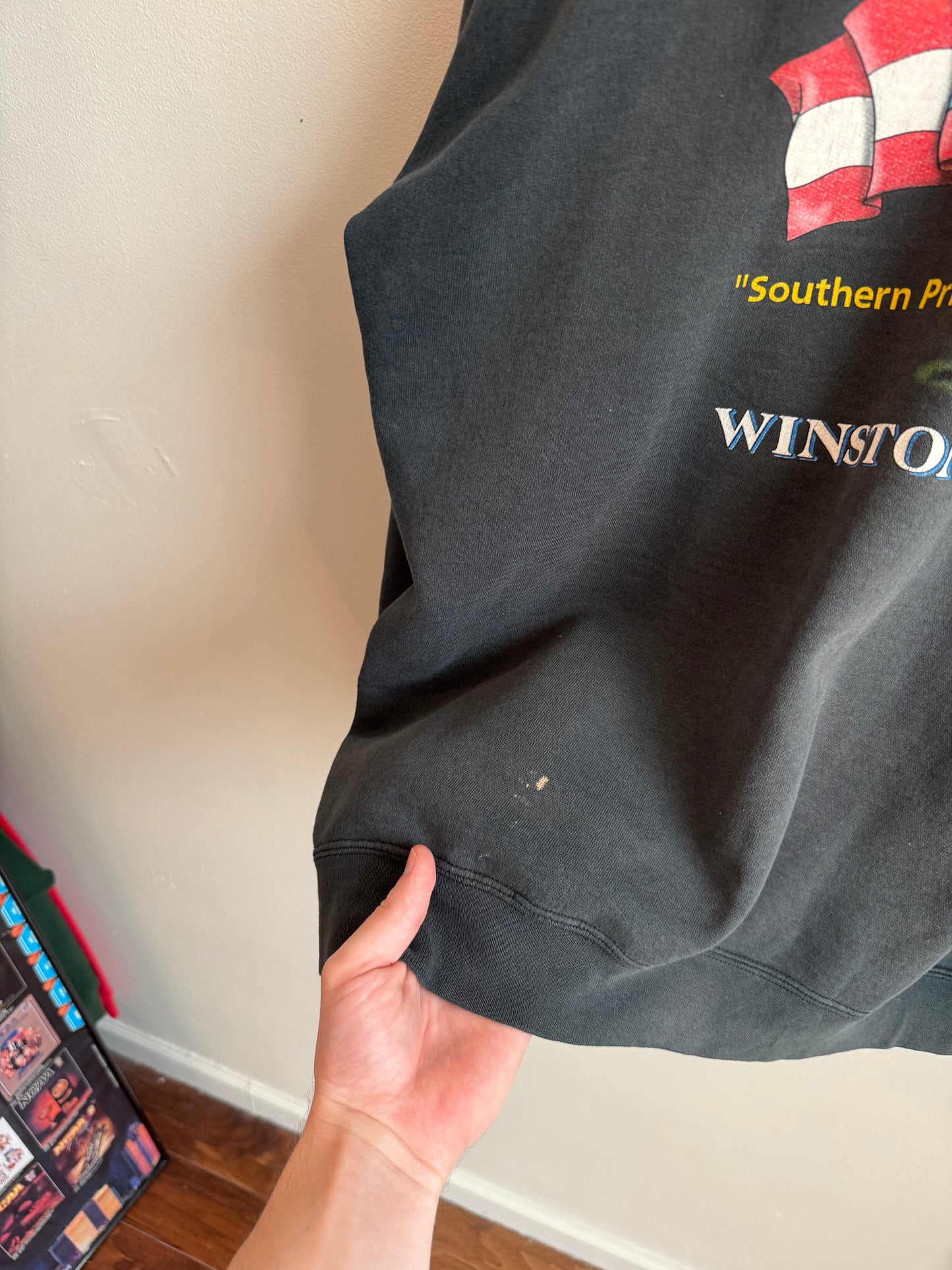 2004 Harley Davidson Winston Salem Flames Zip Up Hoodie (XL)