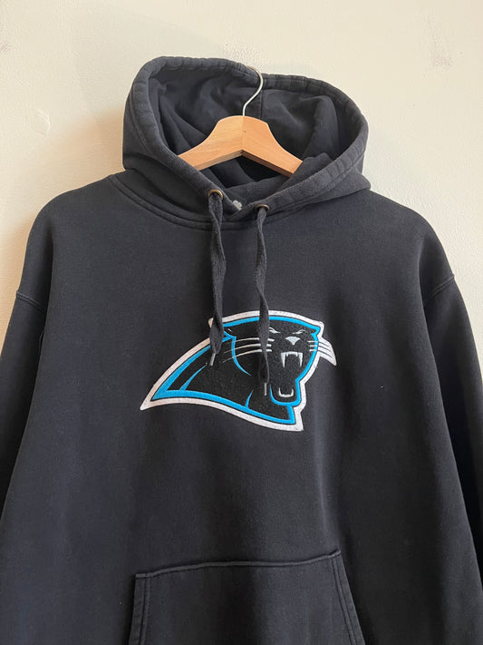 00s Carolina Panthers Black NFL Hoodie (L)