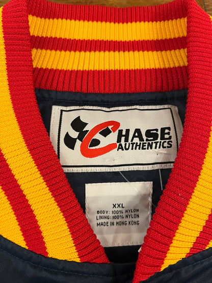 90s Rusty Wallace Chase Authentic Vintage Nascar Satin Jacket (XXL)