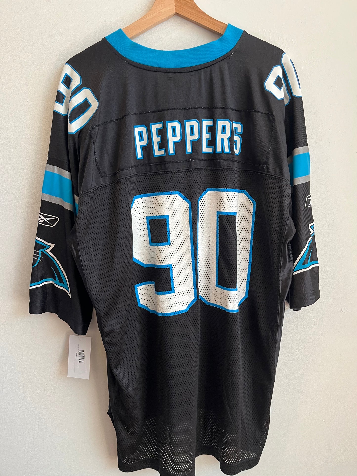 00s Carolina Panthers Julius Peppers Home Jersey (XL)