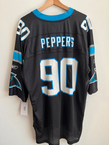 00s Carolina Panthers Julius Peppers Home Jersey (XL)