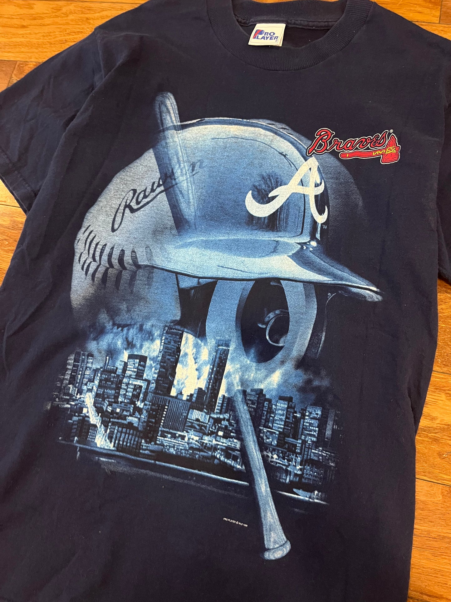 1998 Atlanta Braves Pro Player Vintage Tee (M)