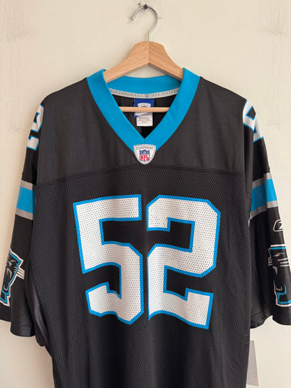00s Carolina Panthers Jon Beason Reebok Home Jersey (XL)