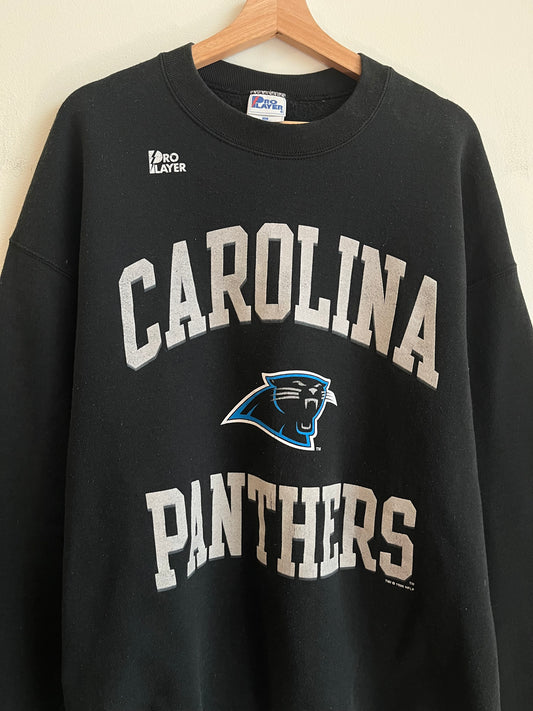 1996 Carolina Panthers Pro Player Spell Out Vintage Crewneck (XXL)