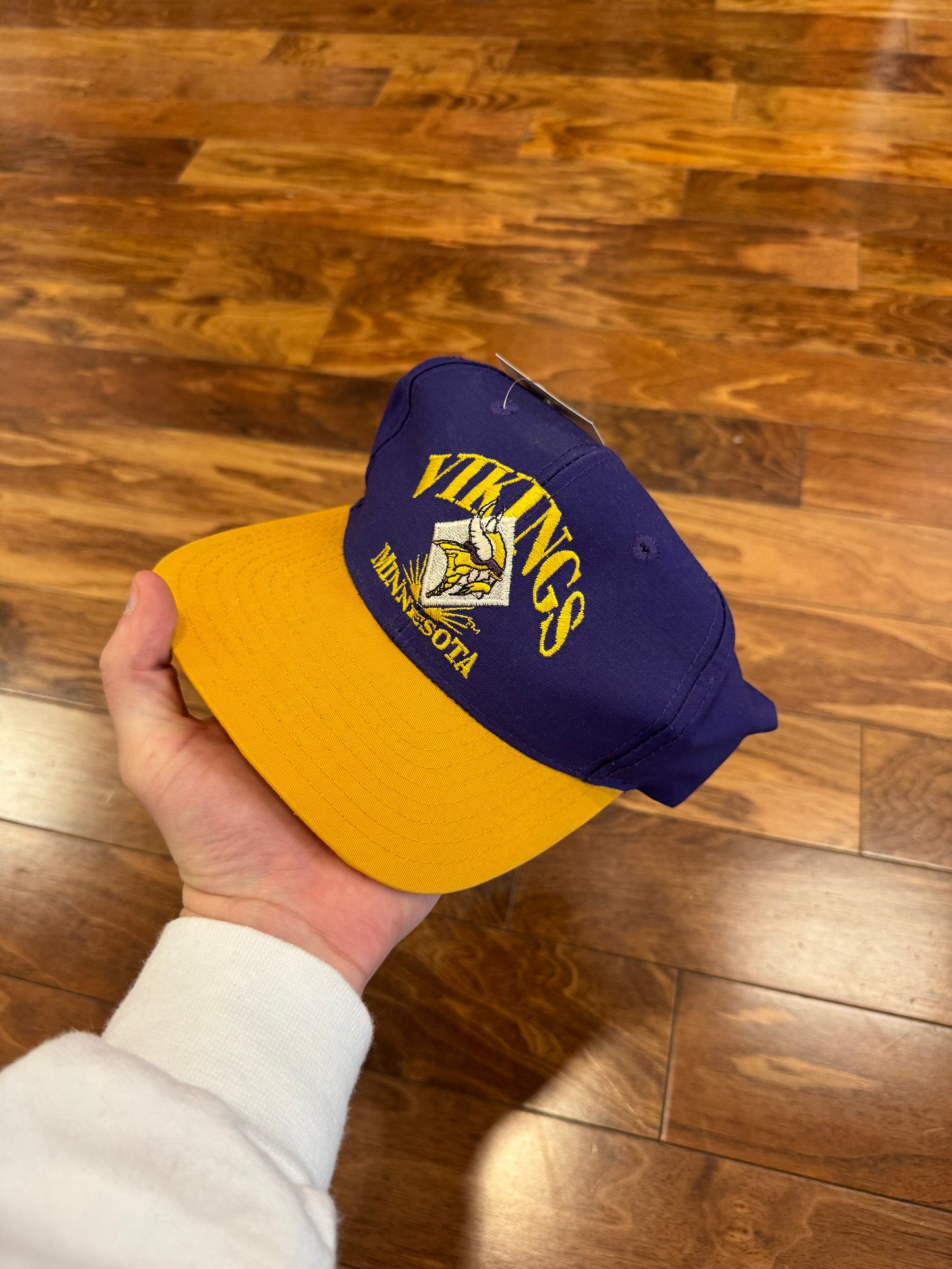 90s Minnesota Vikings Signatures Spell Out Hat (OS)