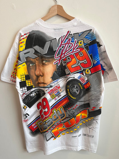 00s Kevin Harvick Rampage Nascar AOP Tee (M)