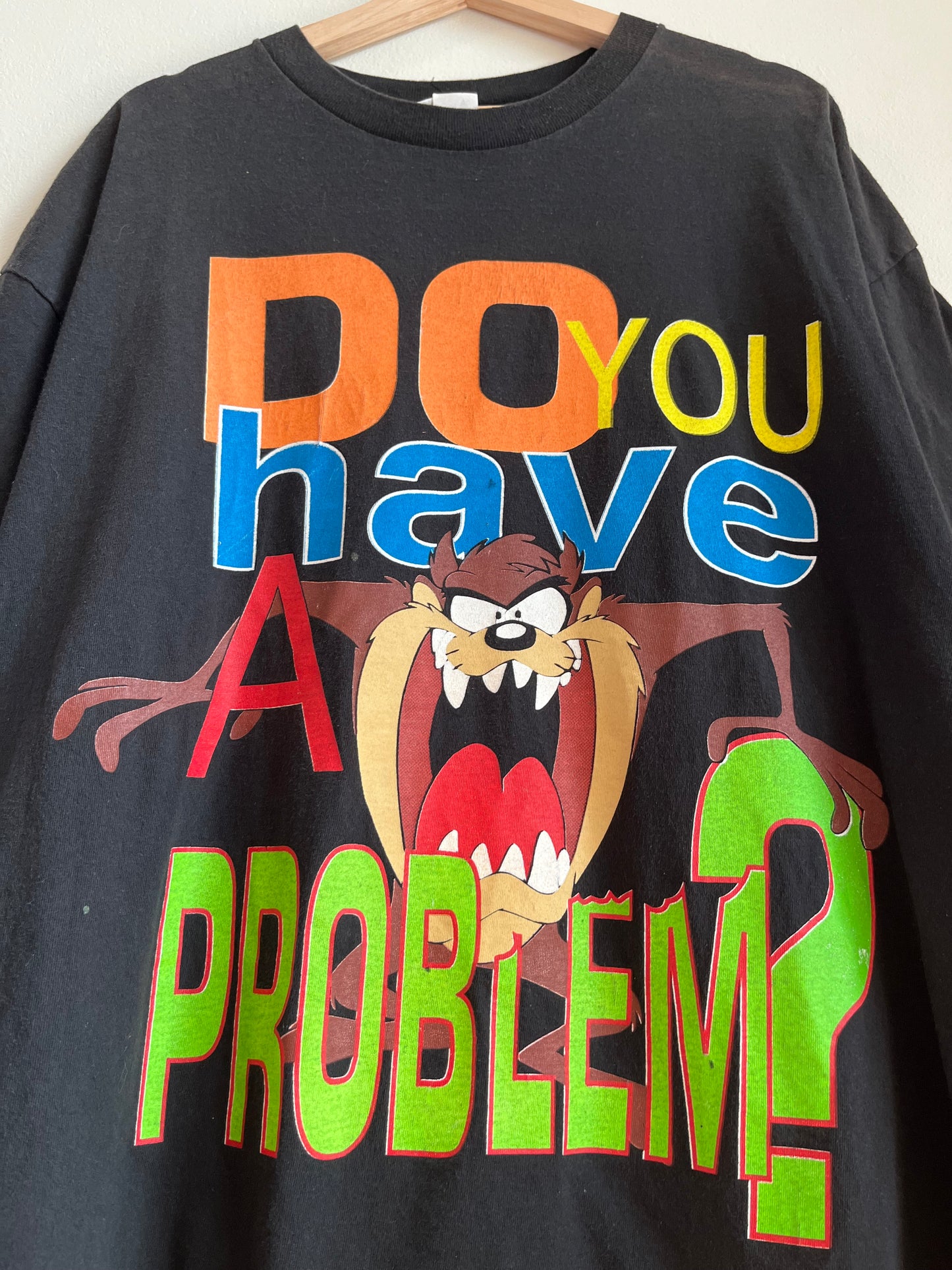 1997 Taz Looney Tunes "Do You Have A Problem?" Tee (XL)