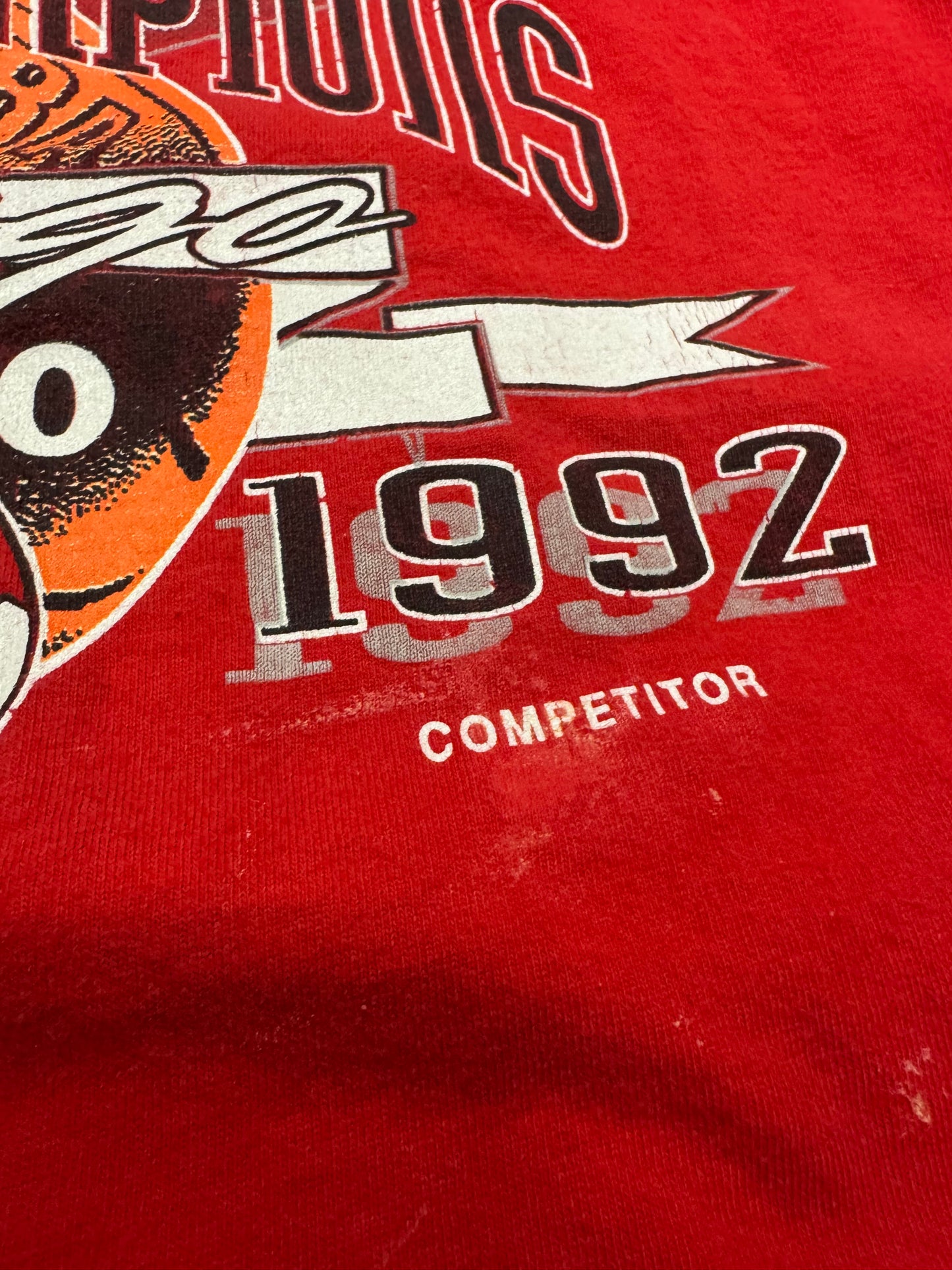 1992 Chicago Bulls Competitor World Champions Graphic NBA Tee (XL)