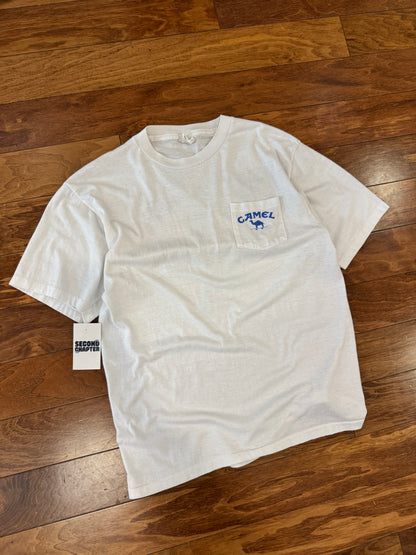1990 Camel Cigarettes "Pack Of Camels" Pocket Tee (XL)