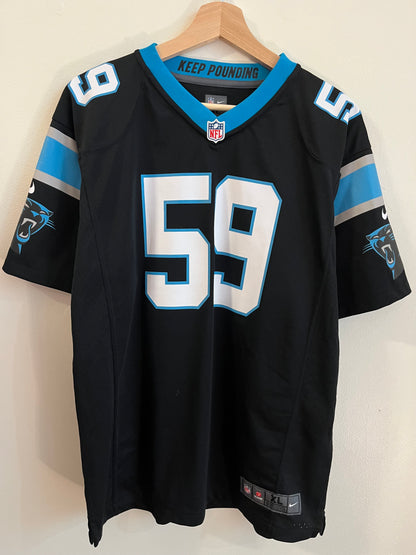 2016 Carolina Panthers Luke Kuechly Nike Home Jersey (Youth XL)