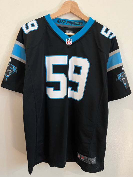 2016 Carolina Panthers Luke Kuechly Nike Home Jersey (Youth XL)