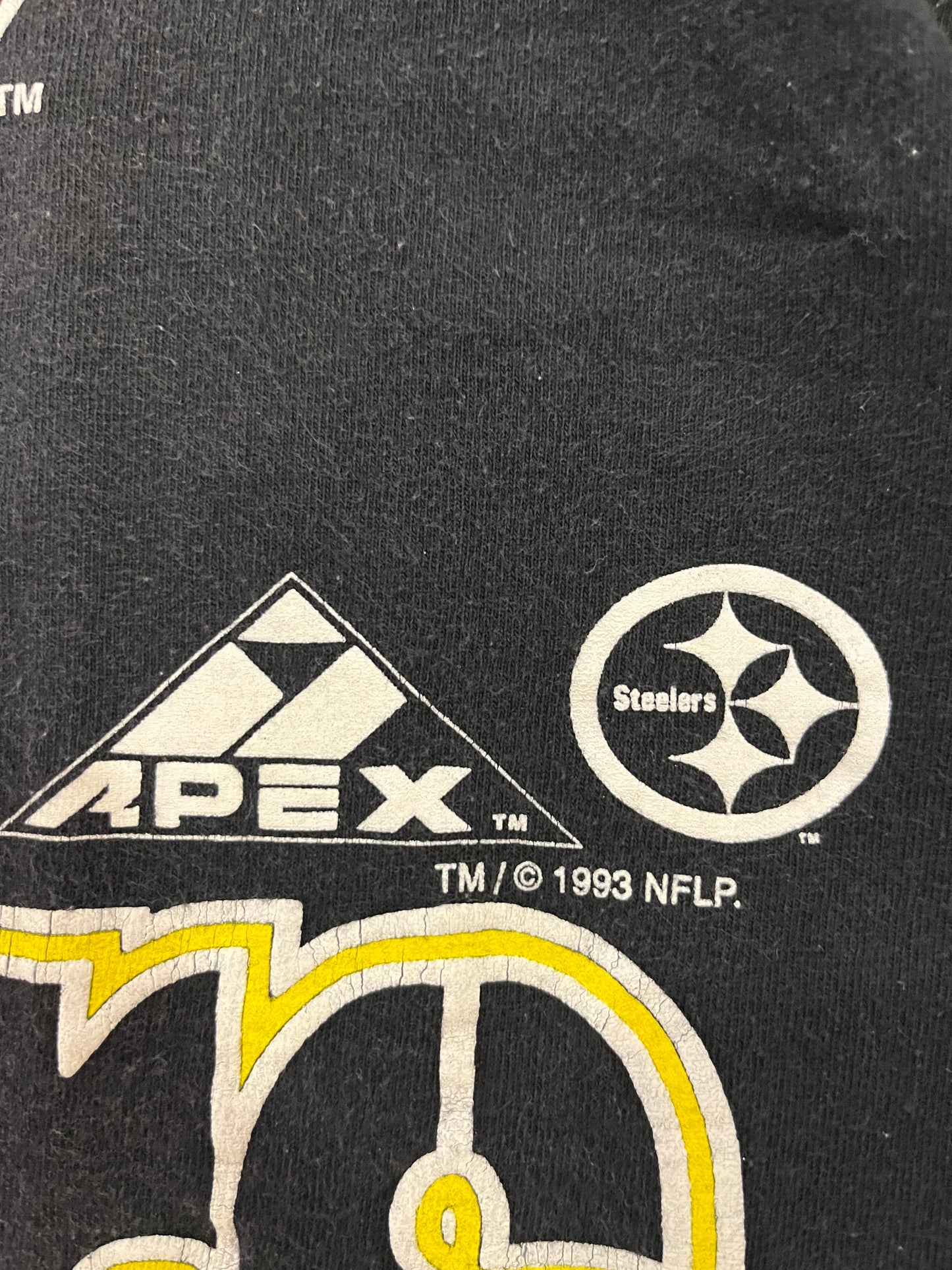 1993 Pittsburgh Steelers Apex Big Graphic Boxy Tee (XL)
