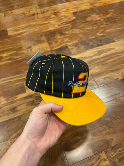 90s Rusty Wallace Pin Strip Nascar Hat (OS)