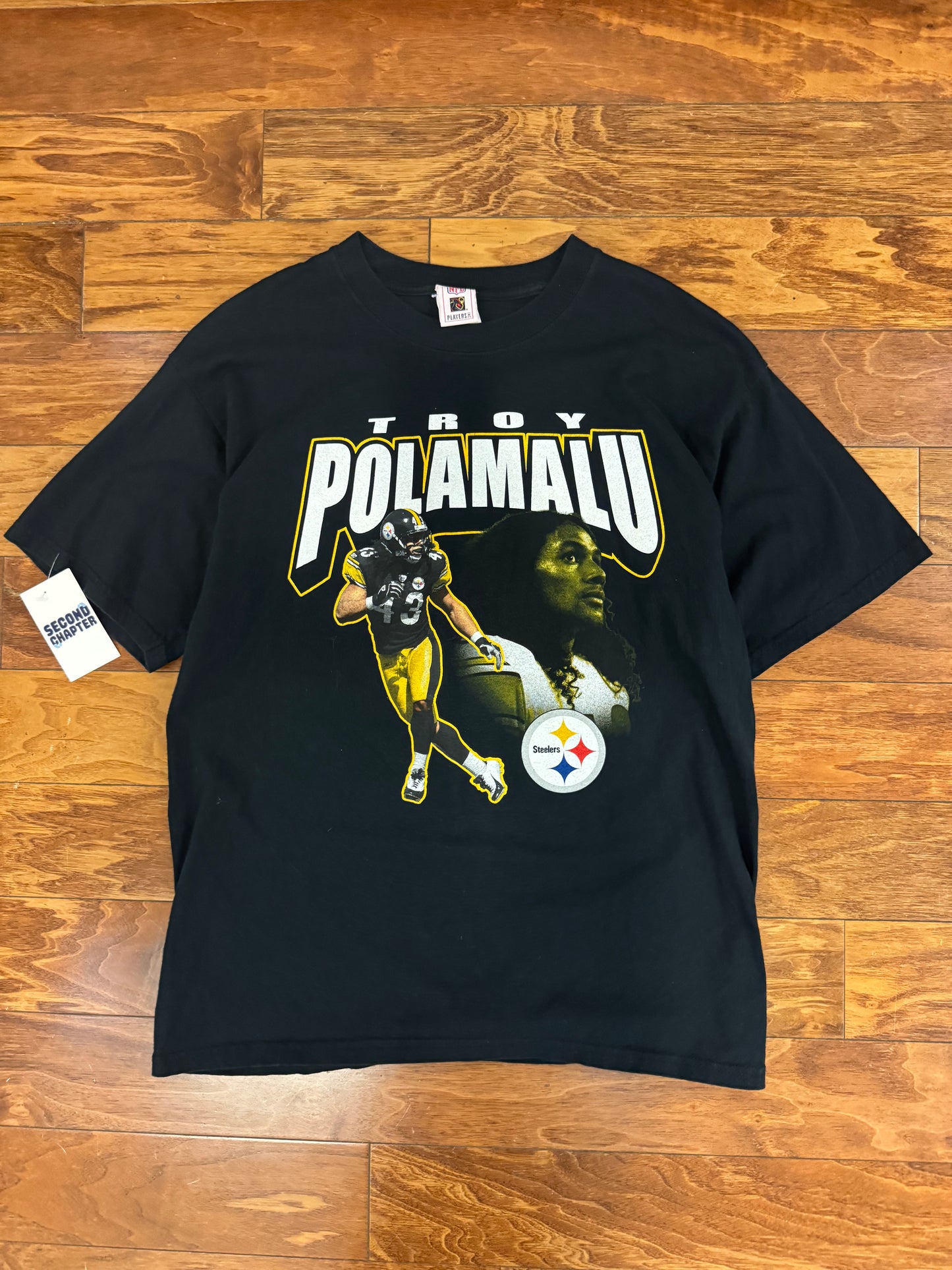 00s Pittsburgh Steelers Troy Polamalu Tee (L)