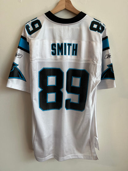 00s Carolina Panthers Steve Smith Reebok NFL Away Jersey (S)