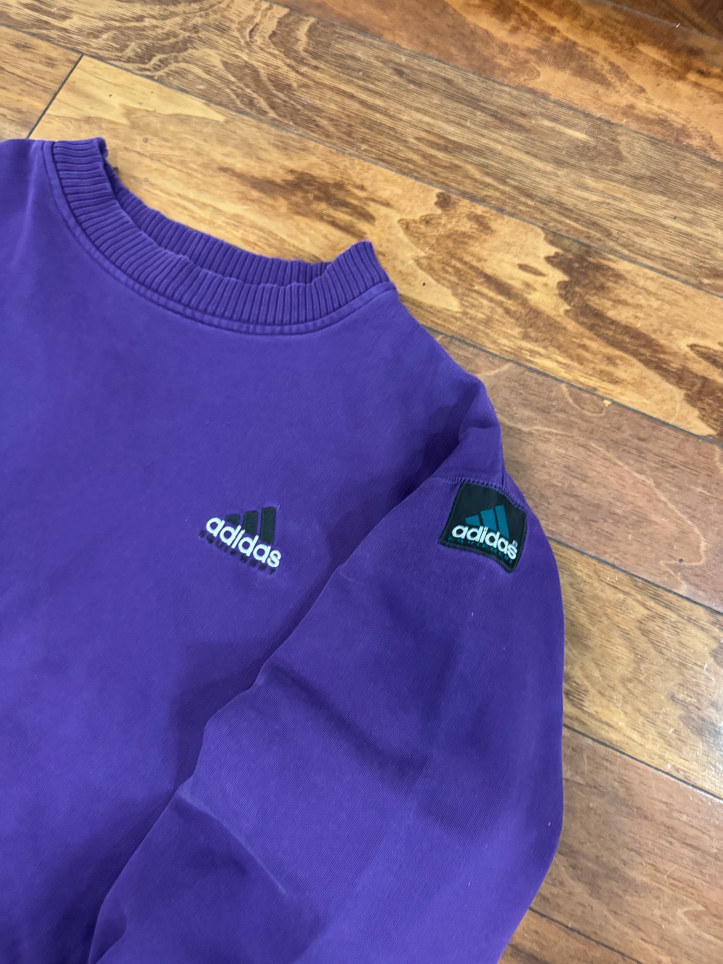 90s Adidas Equipment Purple Crewneck (L)