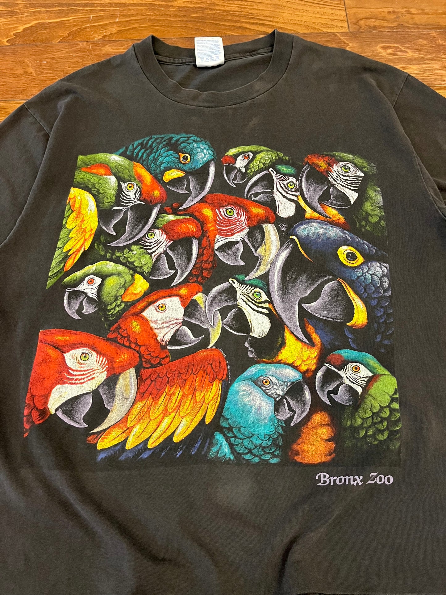 90s Bronx Zoo Faded Nature Tee (XL)