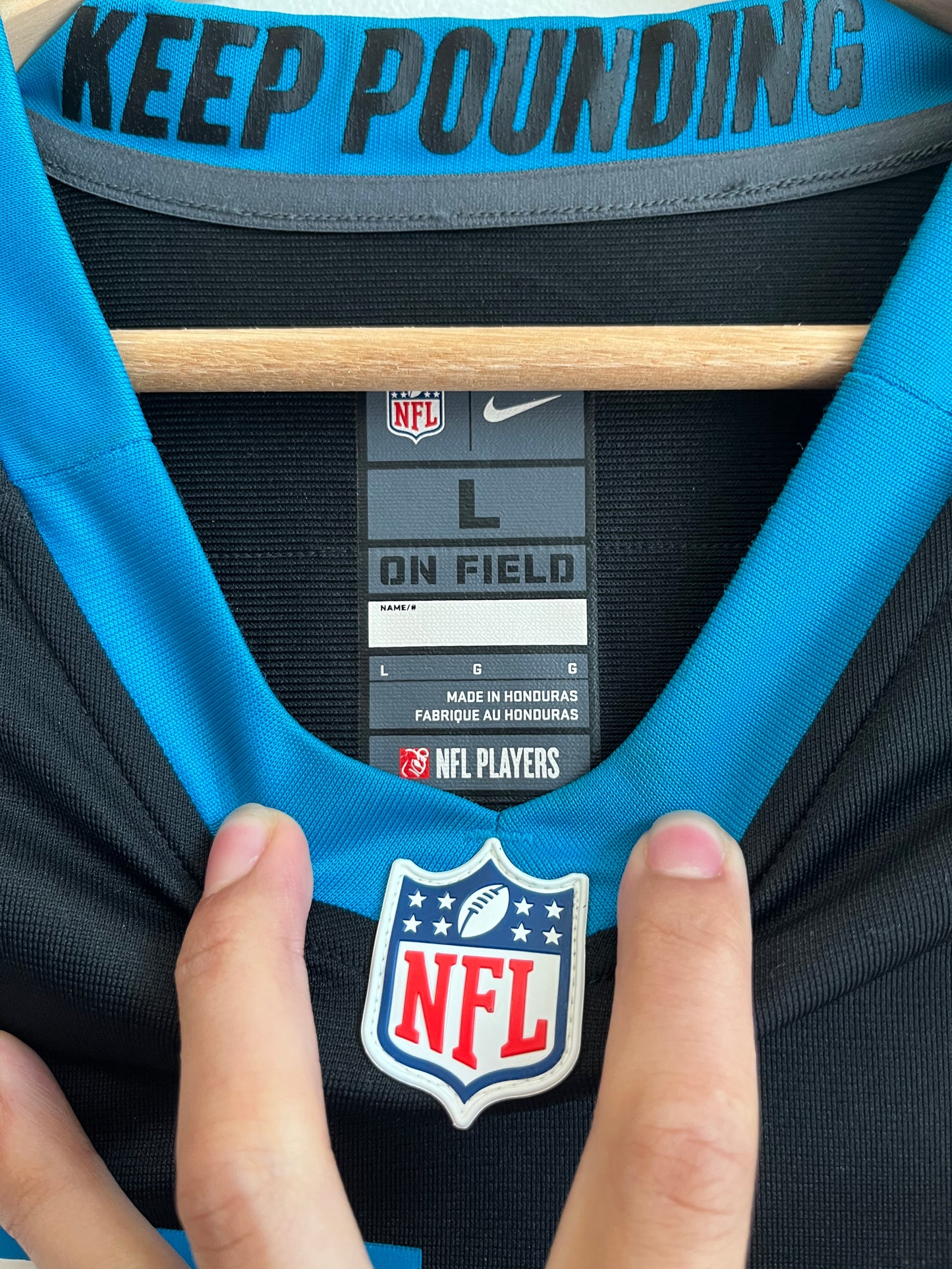 2012 Carolina Panthers Luke Kuechly Nike Home Jersey (L)
