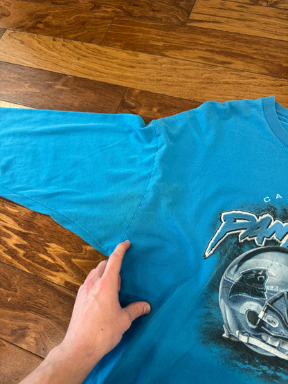 00s Carolina Panthers Long Sleeve Helmet Shirt (XXL)